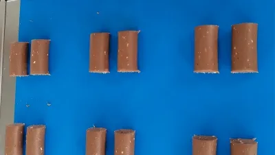 ماكينة إنتاج اصابع انيرجي بار أسطوانية متعددة الصفوف
